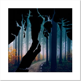 Dark forest Posters and Art